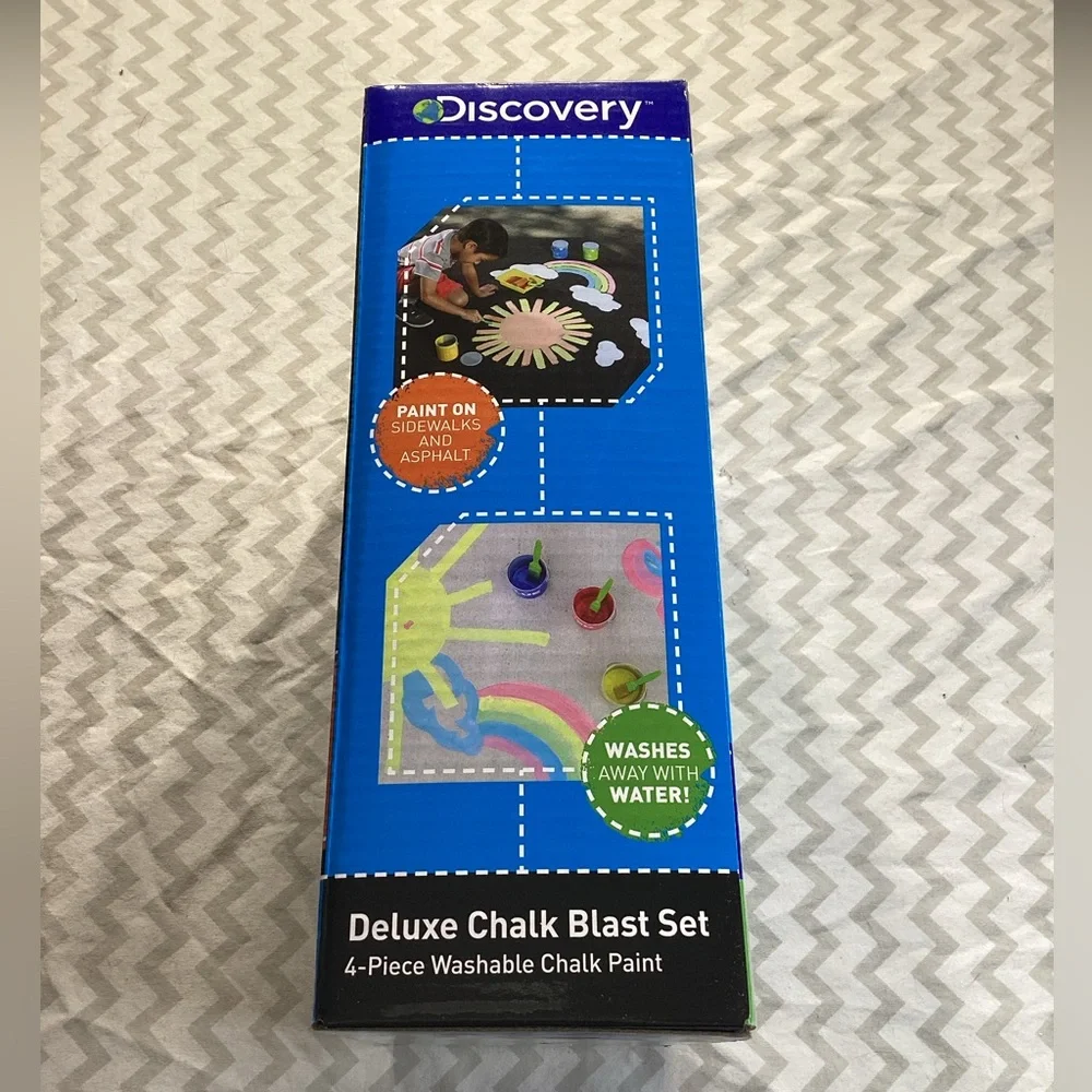 Discovery Deluxe Chalk Blast Set - Green and Blue